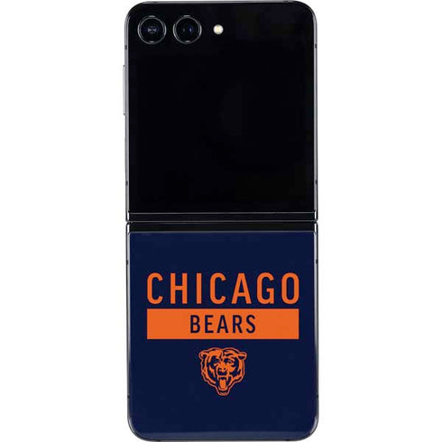 NFL Chicago Bears Blue Performance Series Galaxy Z Flip5 5G Skin