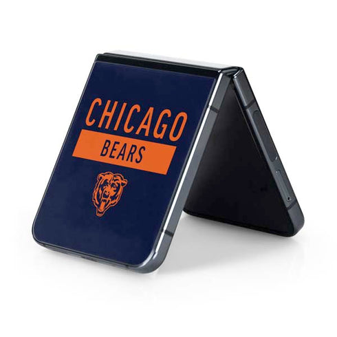NFL Chicago Bears Blue Performance Series Galaxy Z Flip5 5G Skin