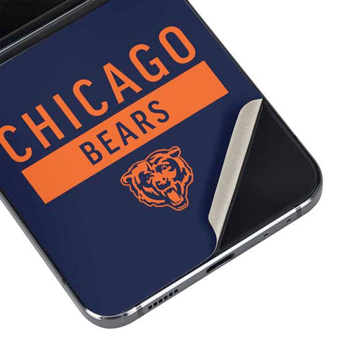 NFL Chicago Bears Blue Performance Series Galaxy Z Flip5 5G Skin