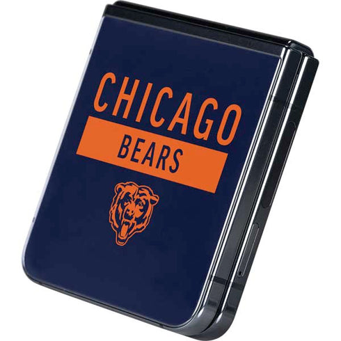 NFL Chicago Bears Blue Performance Series Galaxy Z Flip5 5G Skin