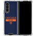 NFL Chicago Bears Blue Performance Series Galaxy Z Fold4 5G Clear Case