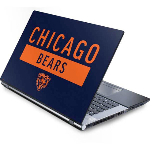 NFL Chicago Bears Blue Performance Series Generic Laptop Skin
