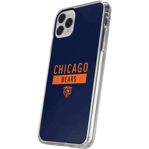 NFL Chicago Bears Blue Performance Series iPhone 11 Pro Clear Case
