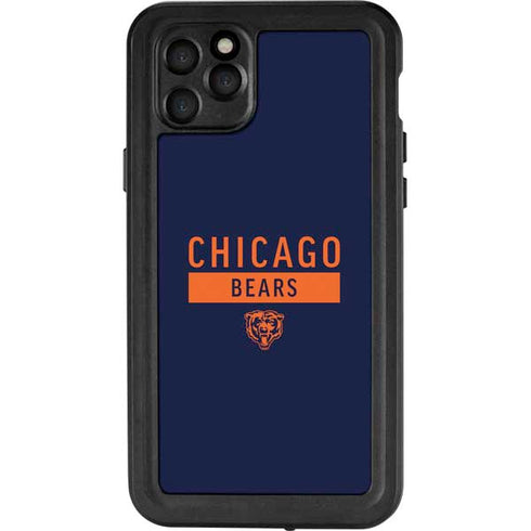 NFL Chicago Bears Blue Performance Series iPhone 11 Pro Max Waterproof Case