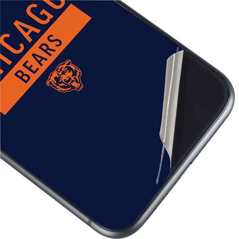NFL Chicago Bears Blue Performance Series iPhone 11 Skin
