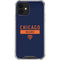 NFL Chicago Bears Blue Performance Series iPhone 12 Clear Case