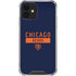 NFL Chicago Bears Blue Performance Series iPhone 12 Clear Case