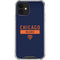 NFL Chicago Bears Blue Performance Series iPhone 12 Mini Clear Case