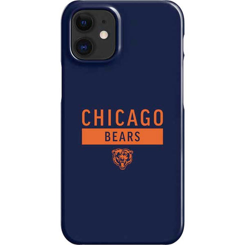 NFL Chicago Bears Blue Performance Series iPhone 12 Mini Lite Case
