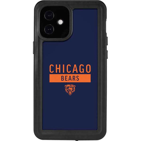 NFL Chicago Bears Blue Performance Series iPhone 12 Mini Waterproof Case