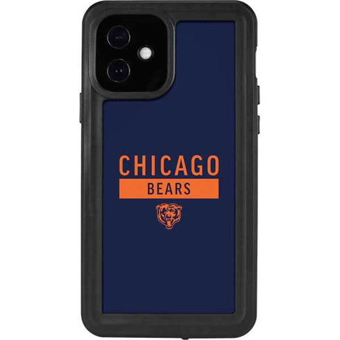 NFL Chicago Bears Blue Performance Series iPhone 12 Waterproof Case