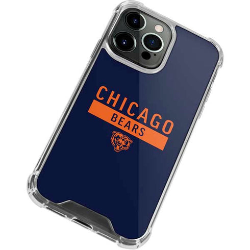 NFL Chicago Bears Blue Performance Series iPhone 13 Pro Max Clear Case