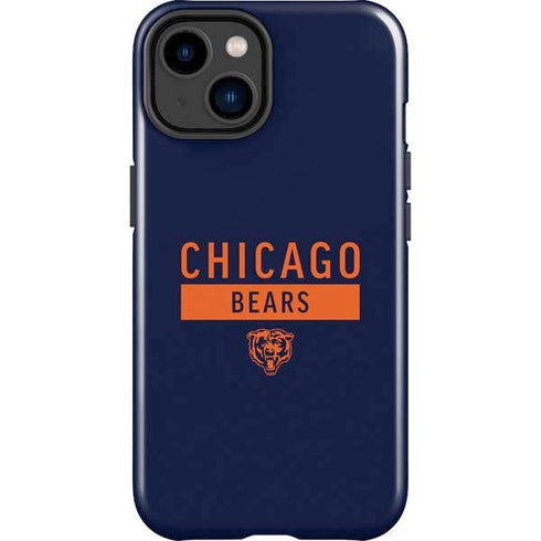 NFL Chicago Bears Blue Performance Series iPhone 15 Plus Impact Case