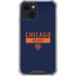 NFL Chicago Bears Blue Performance Series iPhone 15 Plus Clear Case