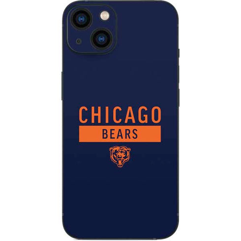 NFL Chicago Bears Blue Performance Series iPhone 15 Plus Skin