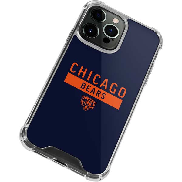 Chicago Bears Blue Performance Series iPhone 15 Pro Clear Case Chicago Bears Blue Performance Series iPhone 15 Pro Clear Case