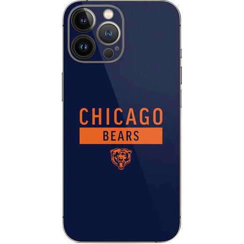 NFL Chicago Bears Blue Performance Series iPhone 14 Pro Max Skin