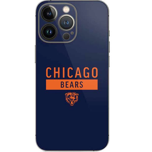 NFL Chicago Bears Blue Performance Series iPhone 15 Pro Skin