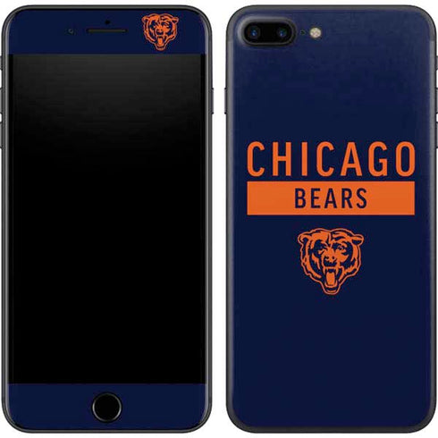 NFL Chicago Bears Blue Performance Series iPhone 8 Plus Skin