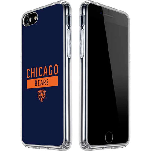 NFL Chicago Bears Blue Performance Series iPhone SE (2nd & 3rd Gen) Clear Case