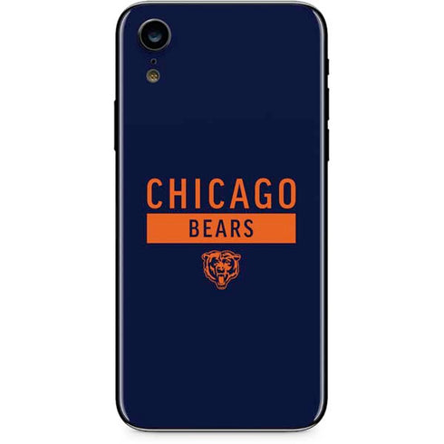 NFL Chicago Bears Blue Performance Series iPhone XR Skin
