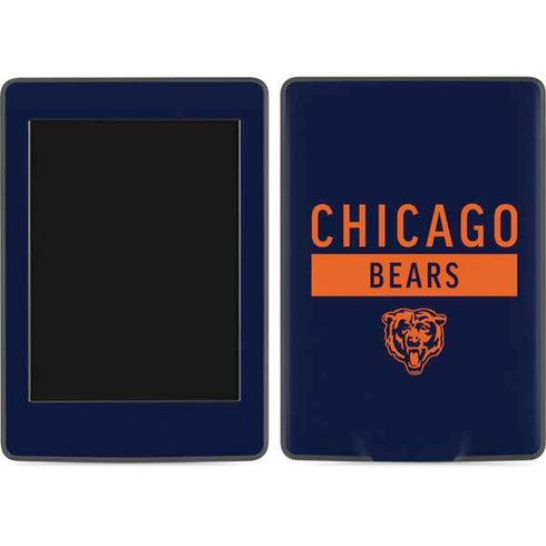 NFL Chicago Bears Blue Performance Series Amazon Kindle Skin