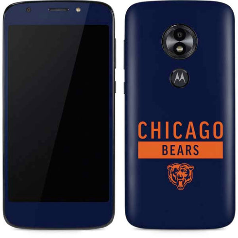 NFL Chicago Bears Blue Performance Series Moto E5 Play Skin