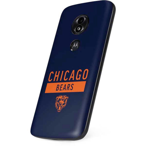 NFL Chicago Bears Blue Performance Series Moto E5 Play Skin