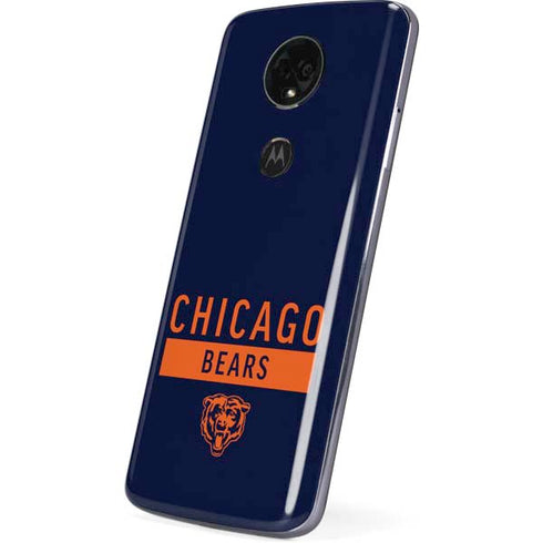 NFL Chicago Bears Blue Performance Series Moto E5 Plus Skin