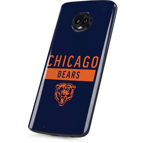 NFL Chicago Bears Blue Performance Series Moto G6 Skin