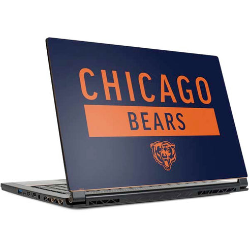 NFL Chicago Bears Blue Performance Series MSI GS65 Stealth Laptop Skin