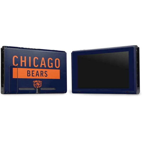 NFL Chicago Bears Blue Performance Series Nintendo Switch Bundle Skin