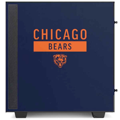 NFL Chicago Bears Blue Performance Series NZXT H510 Compact ATX Mid-Tower Case Skin
