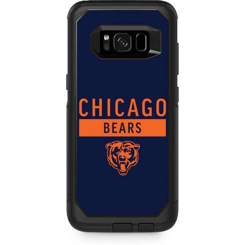 NFL Chicago Bears Blue Performance Series Otterbox Commuter Galaxy Skin