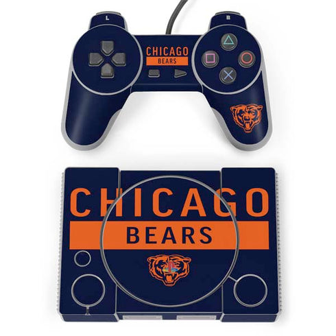 NFL Chicago Bears Blue Performance Series PlayStation Classic Bundle Skin