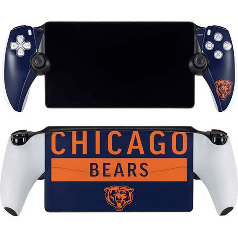 NFL Chicago Bears Blue Performance Series PlayStation Portal Remote Player Skin