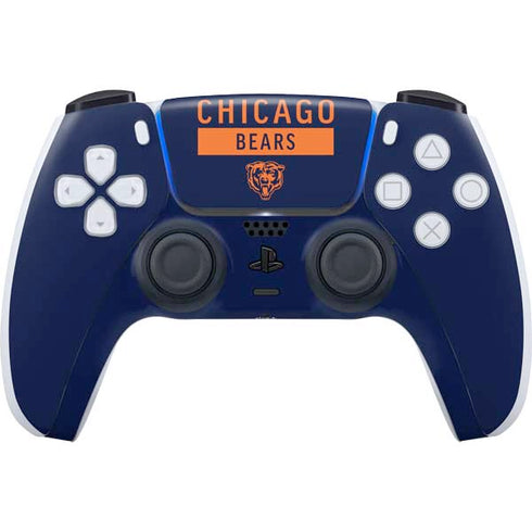 NFL Chicago Bears Blue Performance Series PS5 Controller Skin