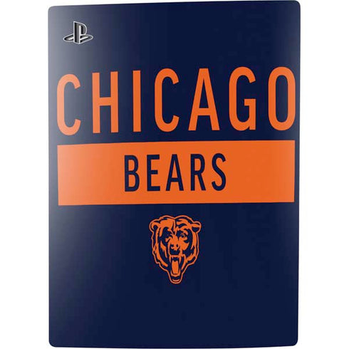NFL Chicago Bears Blue Performance Series PS5 Digital Edition Console Skin