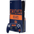 NFL Chicago Bears Blue Performance Series PS5 Slim Disk Bundle Skin