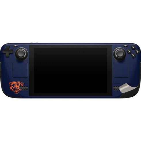 NFL Chicago Bears Blue Performance Series Steam Deck Handheld Gaming Computer Skin