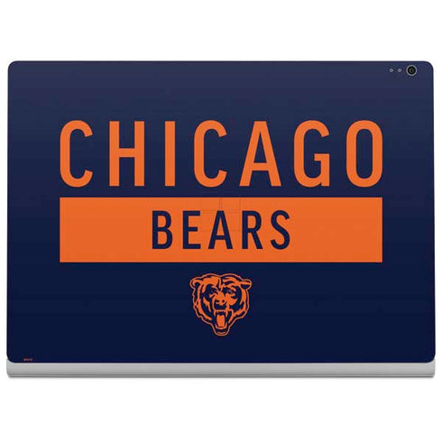 NFL Chicago Bears Blue Performance Series Surface Book 2 13.5in Skin