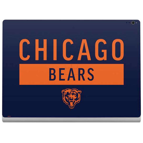 NFL Chicago Bears Blue Performance Series Surface Book 2 15in Skin