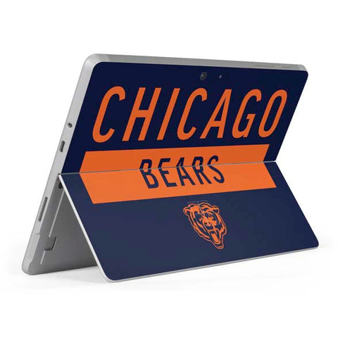 NFL Chicago Bears Blue Performance Series Surface Go Skin