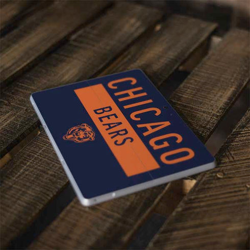 NFL Chicago Bears Blue Performance Series Surface Go Skin