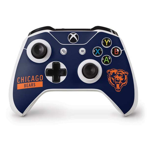 NFL Chicago Bears Blue Performance Series Xbox One S Controller Skin