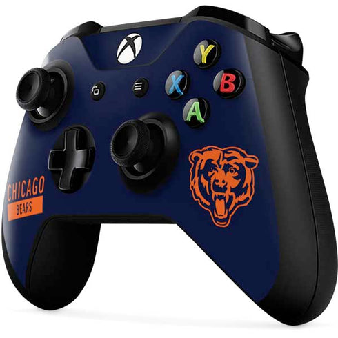 NFL Chicago Bears Blue Performance Series Xbox One X Controller Skin