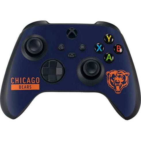 NFL Chicago Bears Blue Performance Series Xbox Series X Bundle Skin