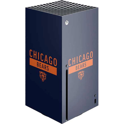 NFL Chicago Bears Blue Performance Series Xbox Series X Console Skin