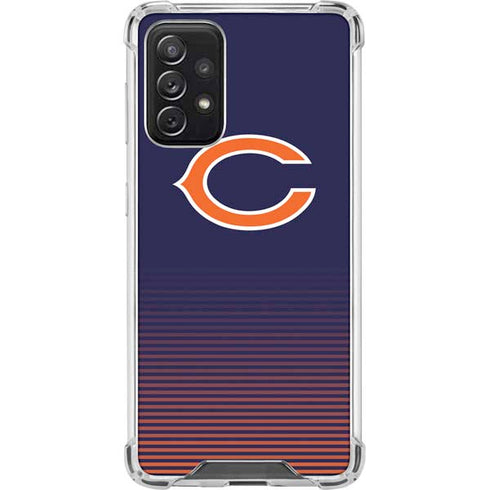 NFL Chicago Bears Breakaway Galaxy A72 5G Clear Case