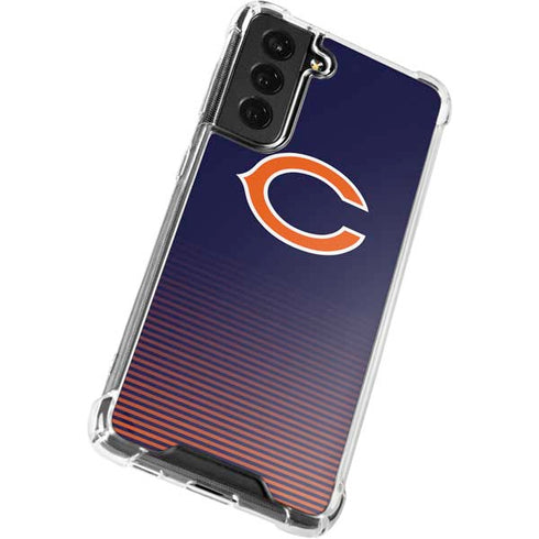 NFL Chicago Bears Breakaway Galaxy S22 Plus Clear Case